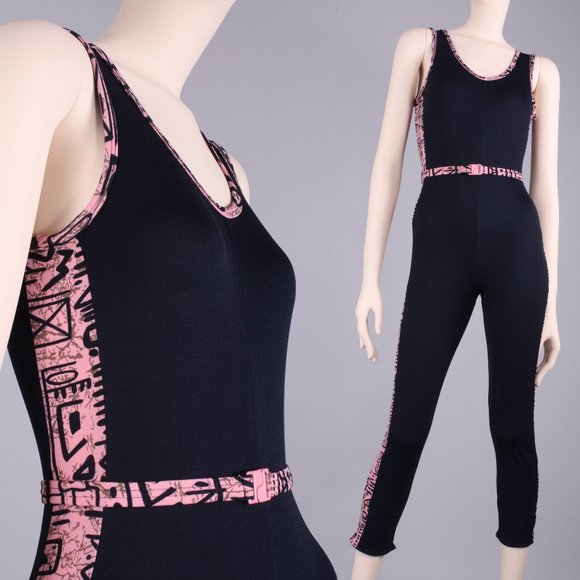 80s suspender leotard